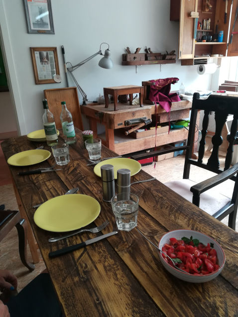 Workshop - restaurieren und reparieren - toskanischen Mittagspause 